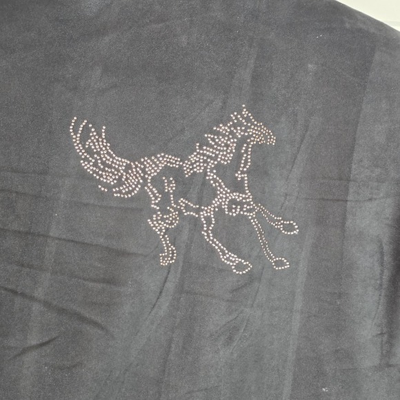 Outback Trading Company Womens Vest Sz XL Faux Fur Reversible With Pockets Black - Picture 12 of 14